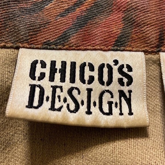 Vintage Chico’s Design Denim Style Jacket Size 0 - Picture 8 of 16